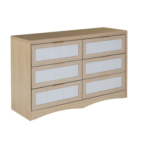 Modern European furniture - Royal Oak Two-Tone Wooden Dressing Table - www.oroa.com