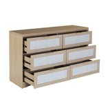 Modern European furniture - Royal Oak Two-Tone Wooden Dressing Table - www.oroa.com