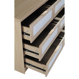 Modern European furniture - Royal Oak Two-Tone Wooden Dressing Table - www.oroa.com