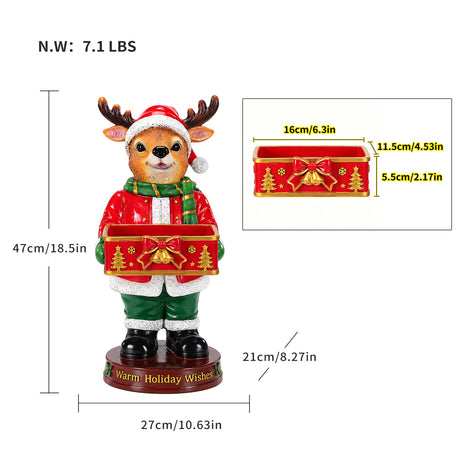 Modern European furniture -  Christmas Reindeer Statue - www.oroa.com