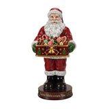 Christmas Santa Claus Statue with Storage Tray | OROA