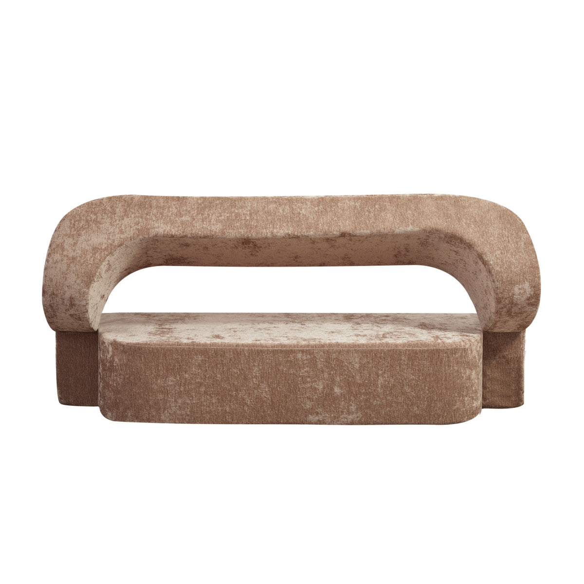 Plush Fabric Eggshell Sofa Bed | OROA
