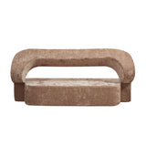 Plush Fabric Eggshell Sofa Bed | OROA