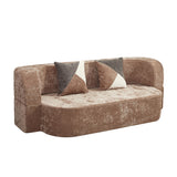 Plush Fabric Eggshell Sofa Bed | OROA