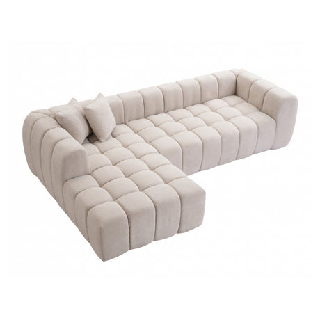 Camel Tufted Modular Sectional Sofa - OROA Modern Furniture