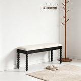 Modern European furniture - Upholstered Wooden Storage Bench - www.oroa.com
