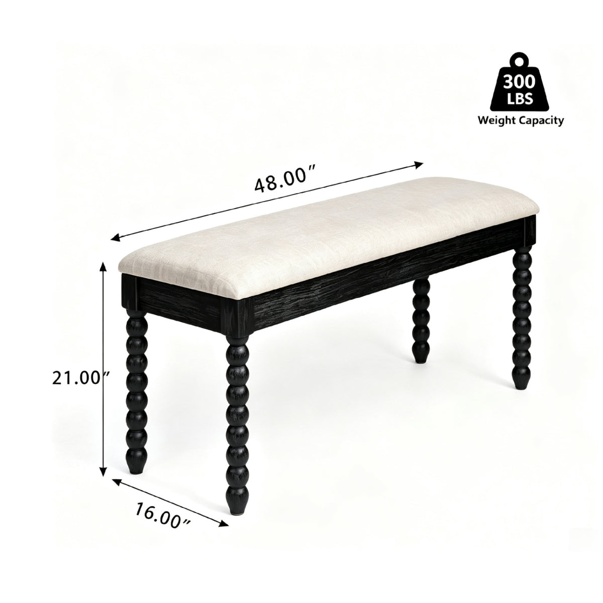 Modern European furniture - Upholstered Wooden Storage Bench - www.oroa.com
