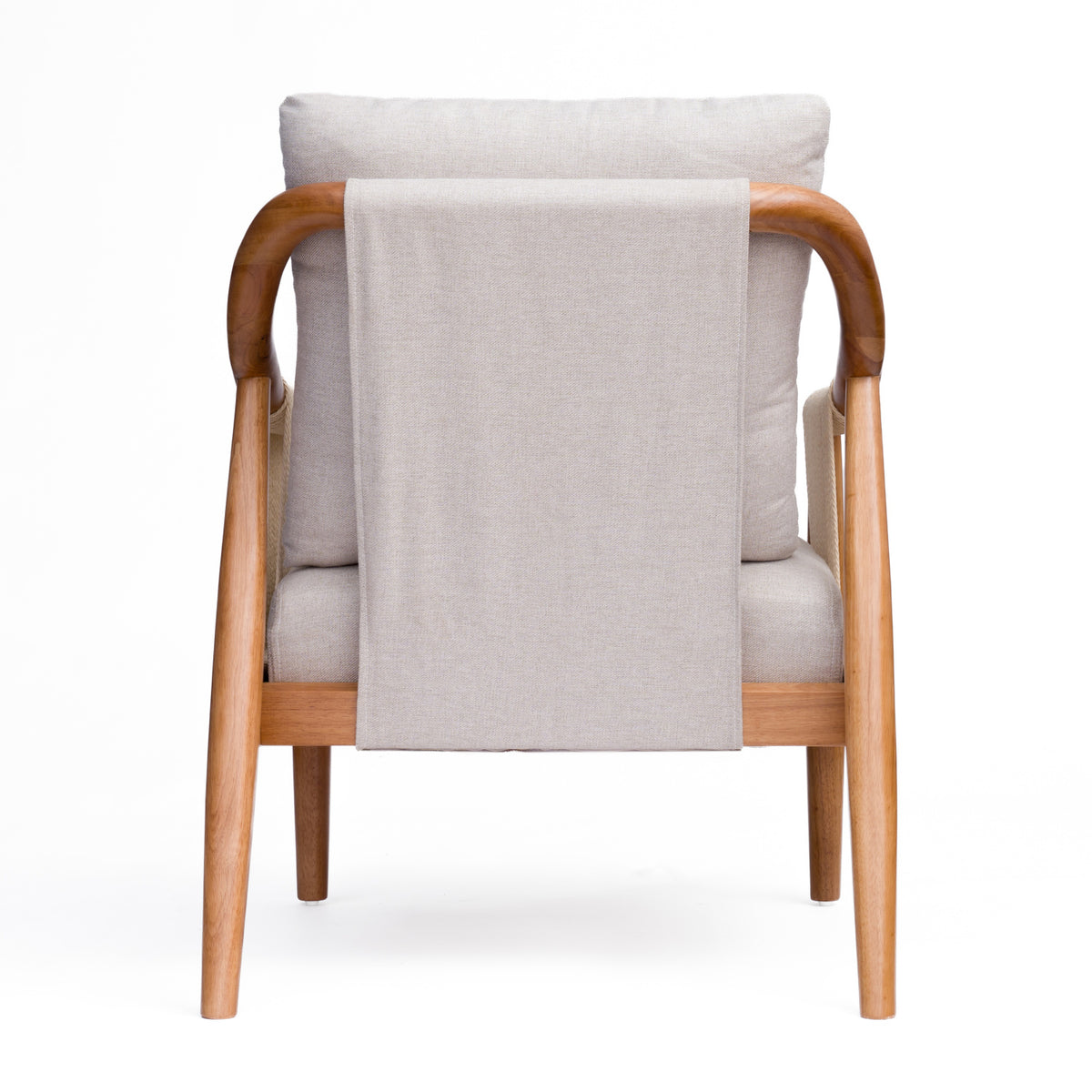 Solid Hardwood Frame Accent Chair | OROA