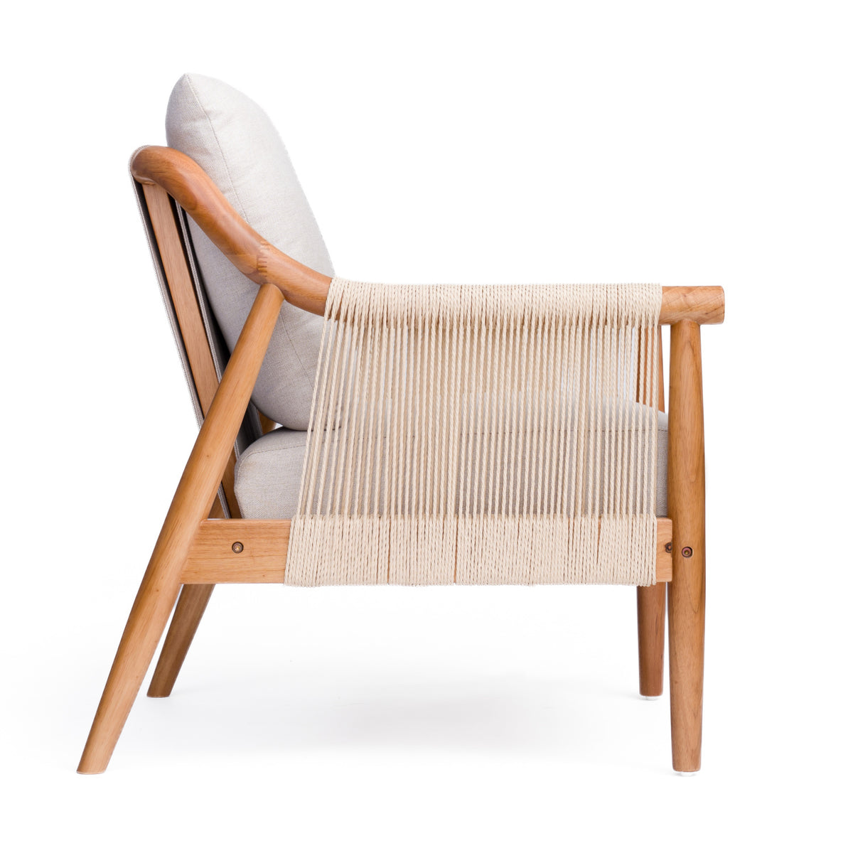 Solid Hardwood Frame Accent Chair | OROA
