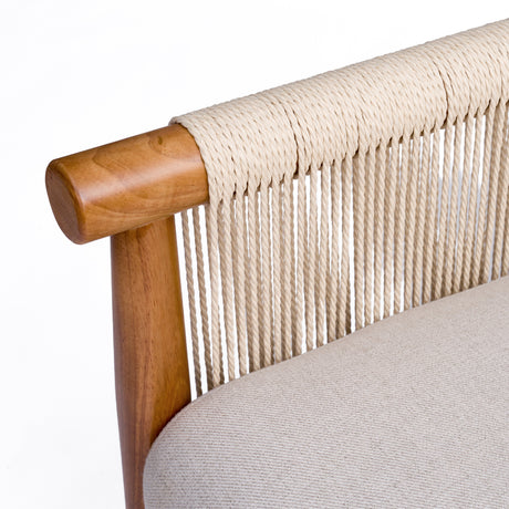 Solid Hardwood Frame Accent Chair | OROA