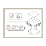 3D Geometric Cube Coffee Table | OROA