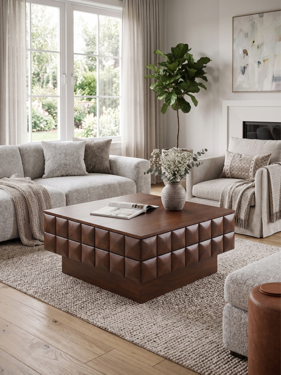 3D Geometric Cube Coffee Table | OROA