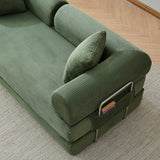 Green Compression Sofa Convertible Sofa Bed | OROA