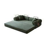 Green Compression Sofa Convertible Sofa Bed | OROA