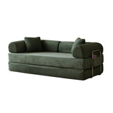 Green Compression Sofa Convertible Sofa Bed | OROA