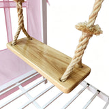 Twin Metal House Bed with Tent & Swing | OROA Kids