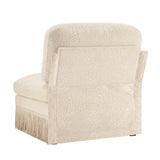 Beige Brown Leopard Chenille Accent Chair by OROA