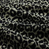 Modern European furniture - Green Black Leopard Chenille Armless Sofa - www.oroa.com