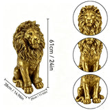 24' Lion Statue Guardian Sculpture | OROA