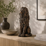 21" Lion Outdoor Guardian Sculpture | OROA