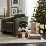 Classic Nutcracker Soldier Christmas Stool | OROA