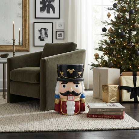 Classic Nutcracker Soldier Christmas Stool | OROA