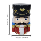 Classic Nutcracker Soldier Christmas Stool | OROA