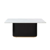 Rectangular White Dining Table | OROA