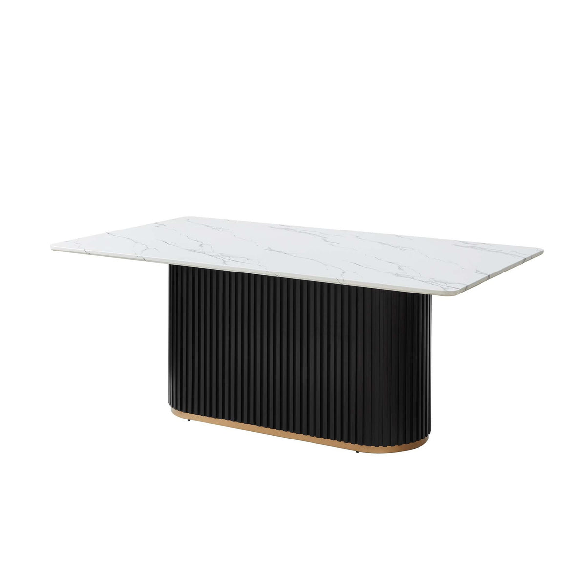 Rectangular White Dining Table | OROA