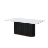 Rectangular White Dining Table | OROA