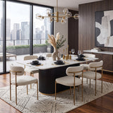 Rectangular White Dining Table | OROA
