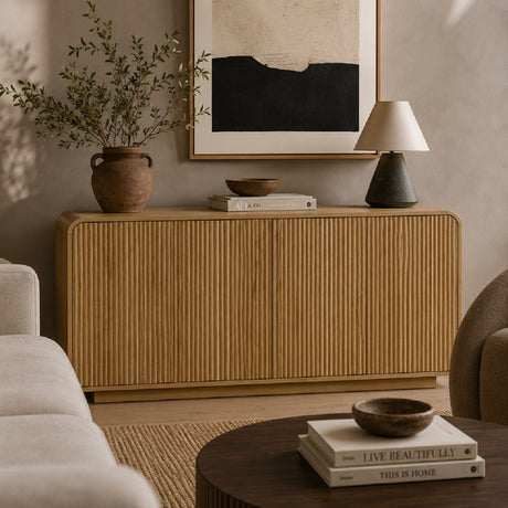 Natural Fluted Sideboard | OROA