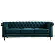 Green Velvet Chesterfield Sofa | OROA - www.oroa.com