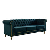 Green Velvet Chesterfield Sofa | OROA - www.oroa.com
