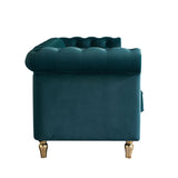 Green Velvet Chesterfield Sofa | OROA - www.oroa.com
