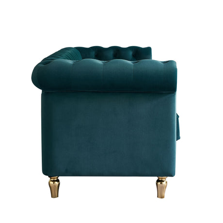 Green Velvet Chesterfield Sofa | OROA - www.oroa.com