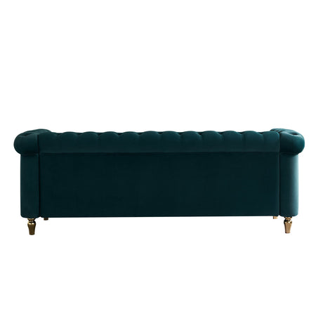 Green Velvet Chesterfield Sofa | OROA - www.oroa.com