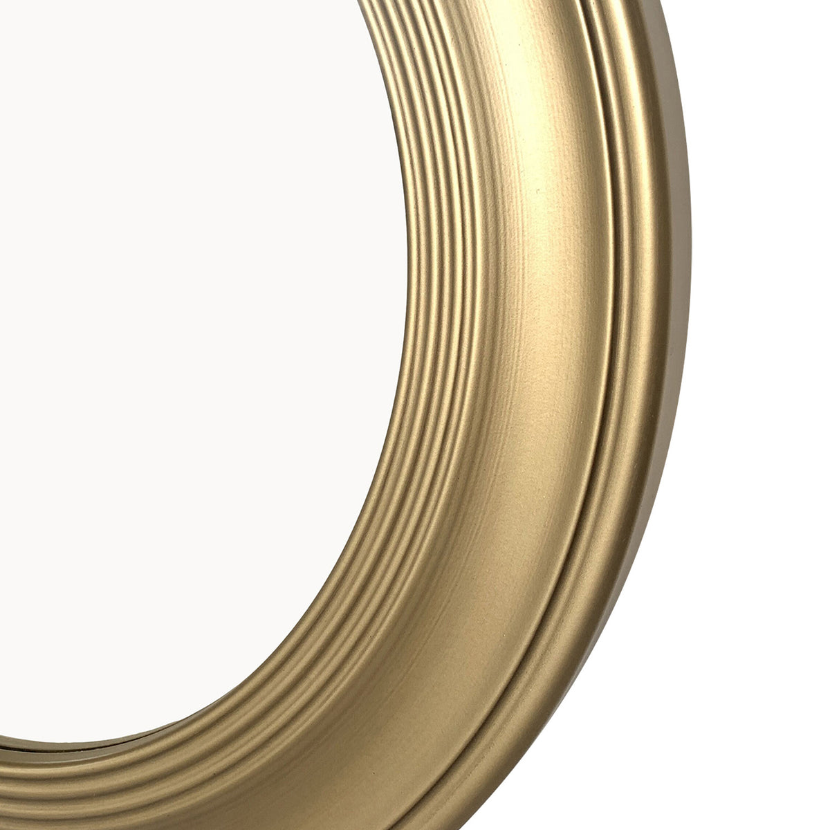 Modern European furniture - Brushed Gold Vintage Round Wall Mirror - www.oroa.com