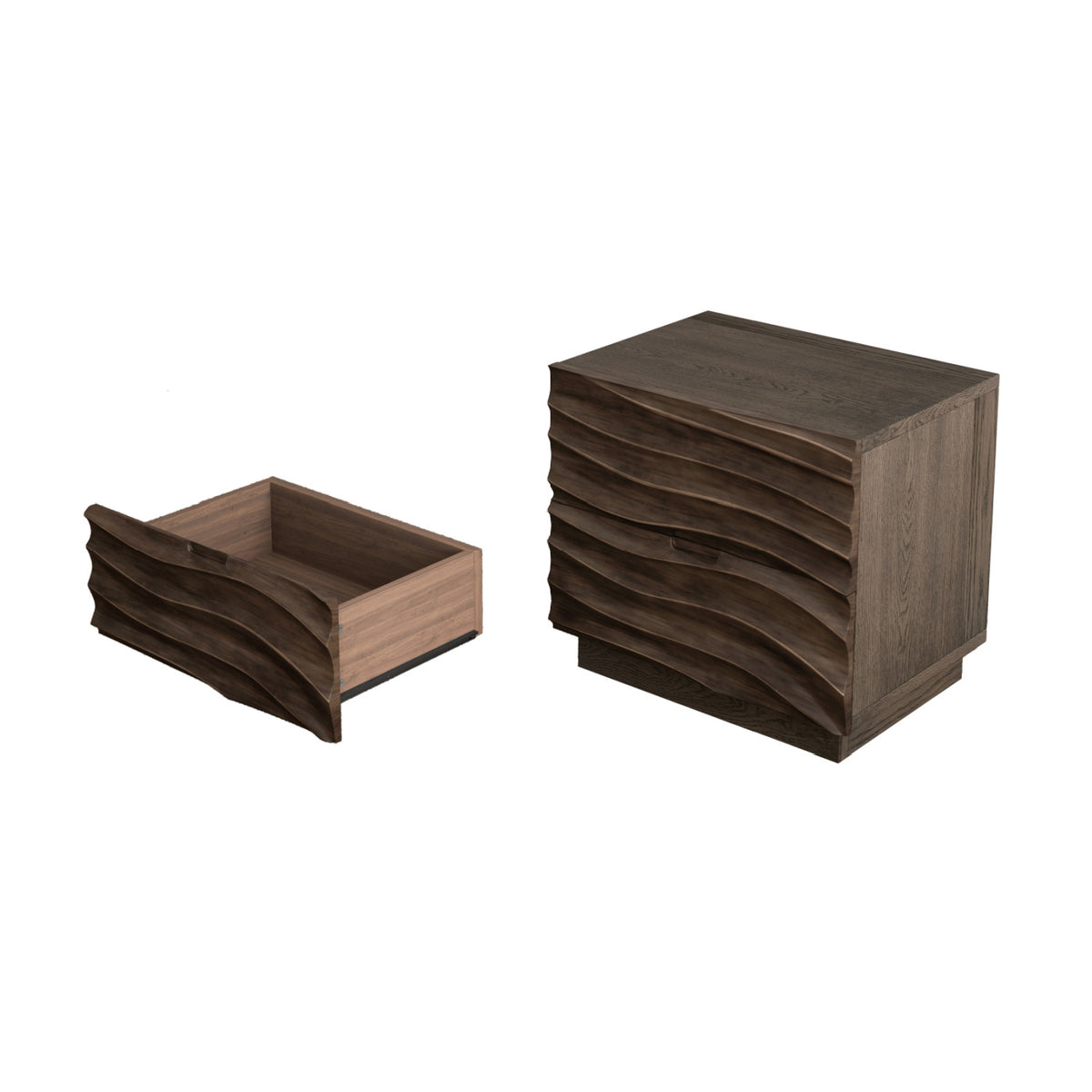 Modern Solid Wood Nightstand | OROA