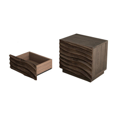 Modern European furniture - Modern Solid Wood Nightstand - www.oroa.com