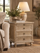 Modern European furniture - Wood Storage End Table - www.oroa.com