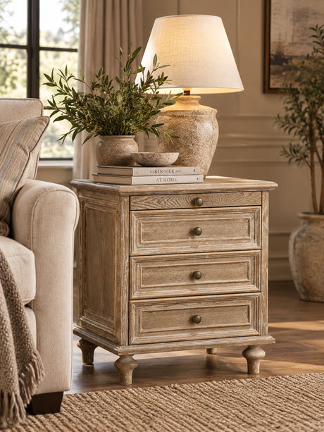 Modern European furniture - Wood Storage End Table - www.oroa.com