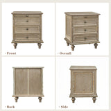 Modern European furniture - Wood Storage End Table - www.oroa.com