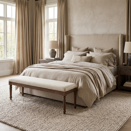 Modern European furniture - Upholstered Bed Bench - www.oroa.com