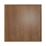 Square Walnut Finish Coffee Table | OROA