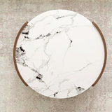 Round Stone Top Coffee Table | OROA