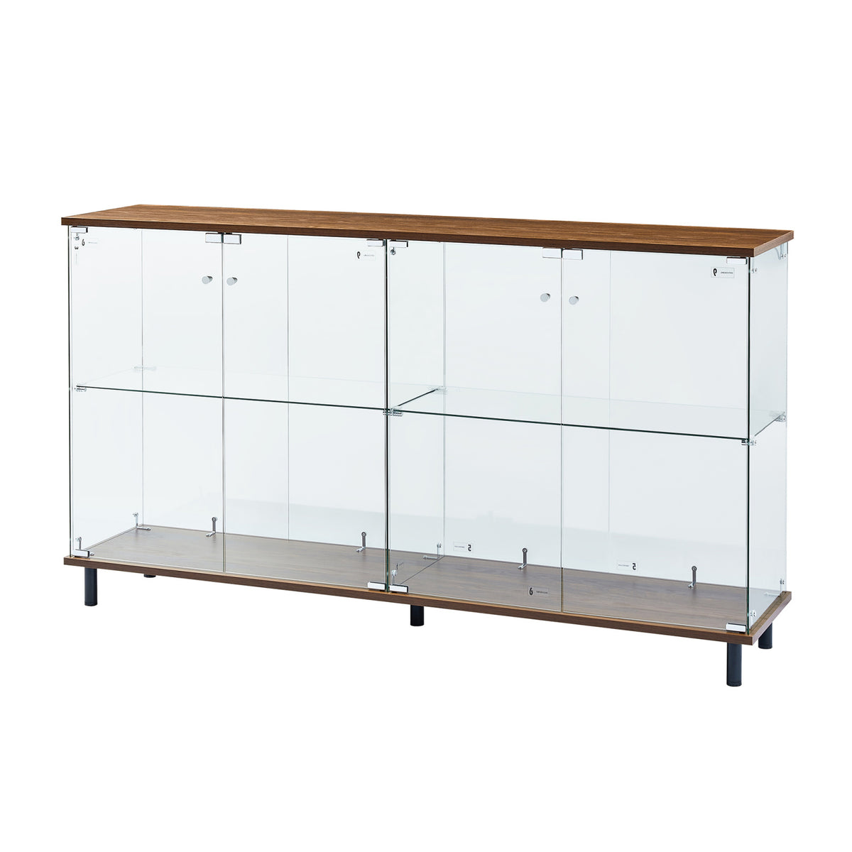 4-Doors Walnut Storage Cabinet by OROA