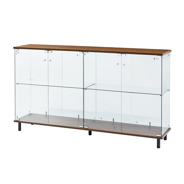 4-Doors Walnut Storage Cabinet by OROA