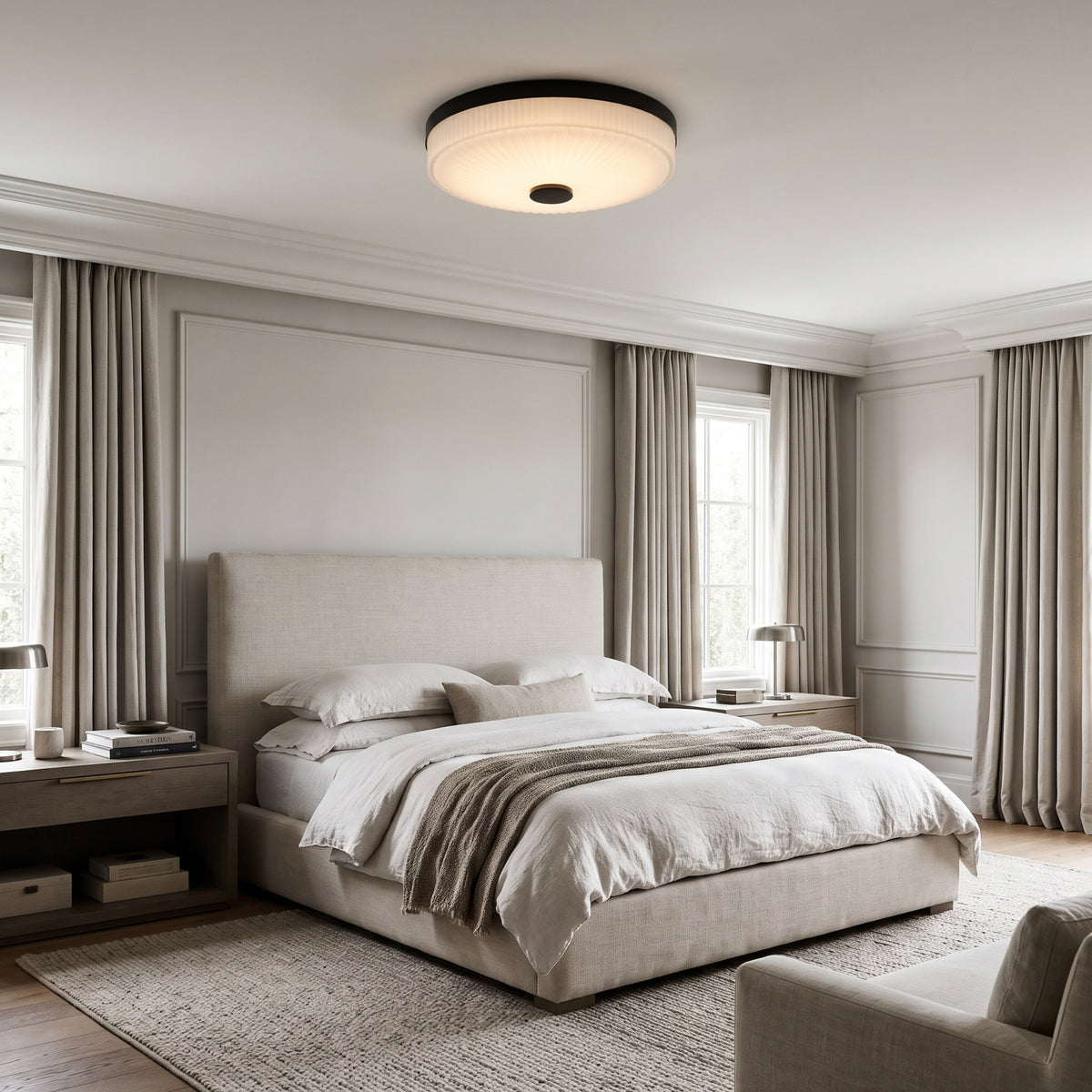 Modern European furniture - 12" Modern Flush Mount LED Ceiling Light - www.oroa.com