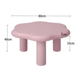 Modern European furniture - Pink Flower Shaped Coffee Table - www.oroa.com